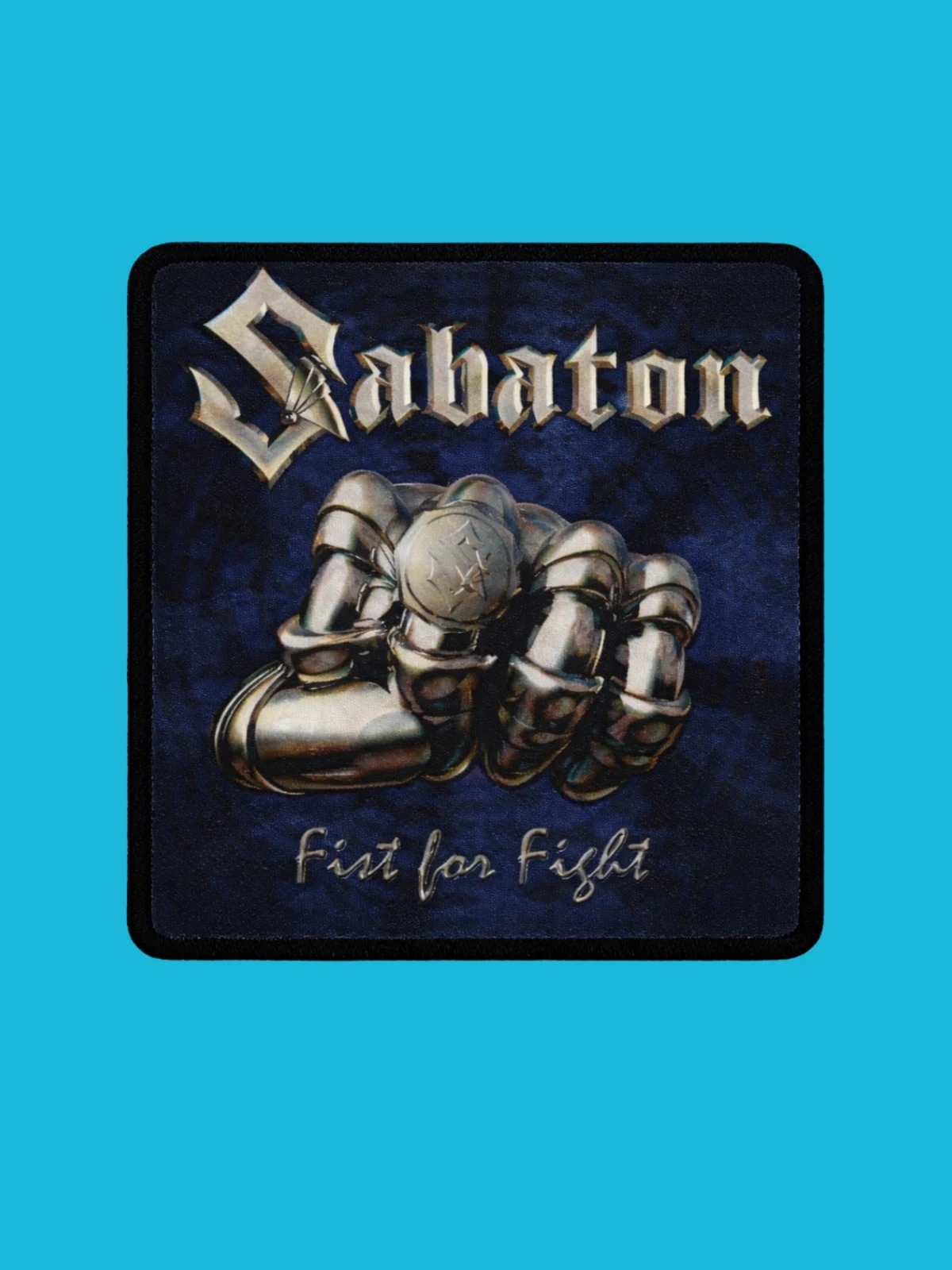 Patch Sabaton - Fist For Fight - Imprimé - Carré de 7,5 x 7,5 centimètres